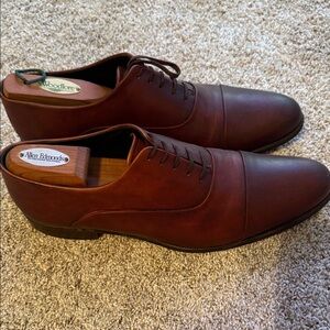Allen Edmonds Dark Brown Leather Derbys